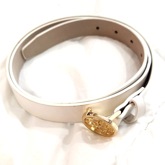 Guess White and Gold Belt with Chic Design Size Xlarge - Picture 1 of 4